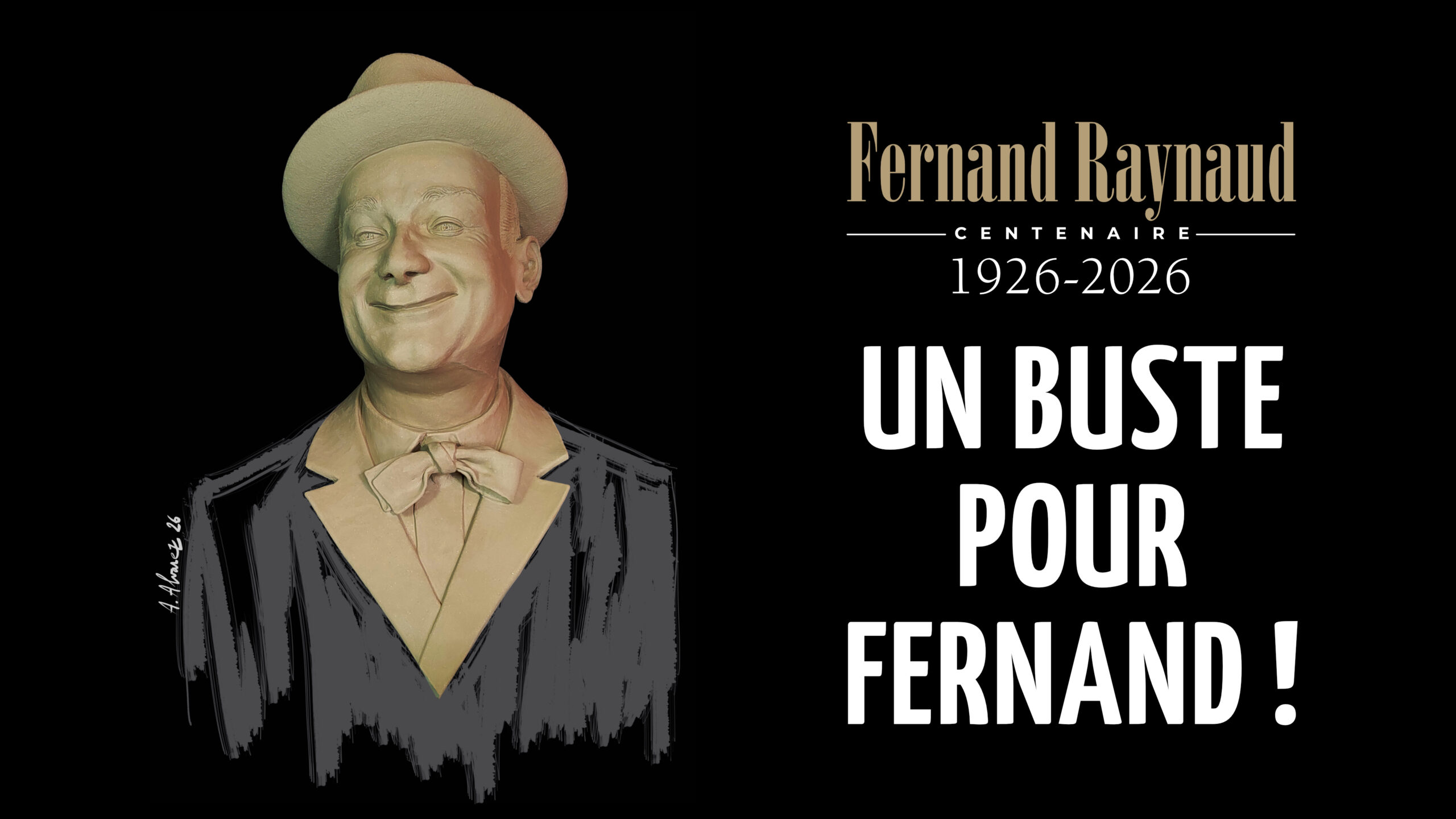 UN BUSTE POUR FERNAND ! © Antonio Alvarez - 2026